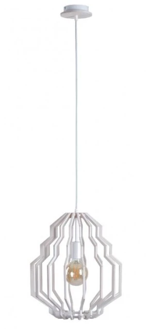 Lampa wisząca nowoczesna drewno 1xE27 RUFO
