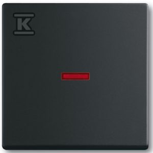Klawisz z czerwonym okienkiem do wyłączników: podtynkowego, schodowego, krzyżowego i schodowego z podświetleniem KONTRO 1789-885 2CKA001751A3047 Klawisz z czerwonym okienkiem do wyłączników: podtynkowego, schodowego, krzyżowego i schodowego z podświetleniem KONTRO 1789-885 2CKA001751A3047