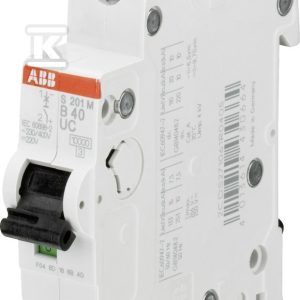 Wyłącznik nadmiarowo-prądowy, 1P, charakterystyka B, 6A, 10kA, AC/DC | S201M-B6UC 2CDS271061R0065 Wyłącznik nadmiarowo-prądowy, 1P, charakterystyka B, 6A, 10kA, AC/DC | S201M-B6UC 2CDS271061R0065
