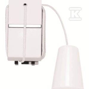 Łącznik pociągany 1modułowy Zenit biały N2148 BL 2CLA214800N1101
