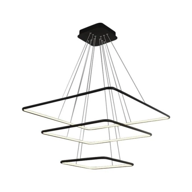 LAMPA WISZĄCA NIX BLACK 117W LED ML519 Milagro