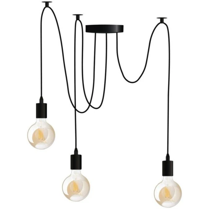 Lampa wisząca sufitowa ARANE PAJĄK 3 ramiona do LED 3x E27 LUMILED