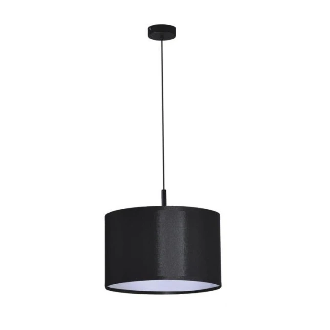 Lampa wisząca SIMONE BLACK, czarny stylowy abażur na E27, do salonu K‑4320 Kaja Lighting