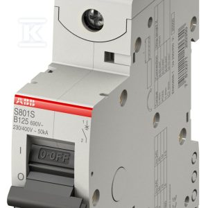 Wyłącznik nadmiarowo-prądowy, 1P, charakterystyka B, 8A, 50kA, AC | S801S-B8 2CCS861001R0085