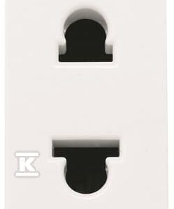 Gniazdo uniwersalne 2M Zenit biały N2135 BL 2CLA213501N1101