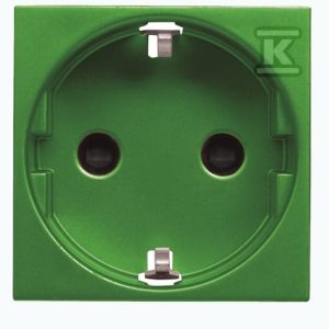 Gniazdo SCHUKO Zenit zielony N2288 VD 2CLA228800N8001