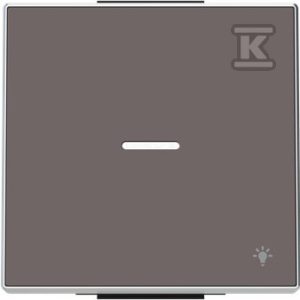 Klawisz z okienkiem i symbolem „światło”, 1-krotny Taupé 8504.4 TP 2CLA850440A6301 Klawisz z okienkiem i symbolem „światło”, 1-krotny Taupé 8504.4 TP 2CLA850440A6301