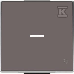 Klawisz z okienkiem i symbolem „dzwonek”, 1-krotny Taupé 8504.3 TP 2CLA850430A6301 Klawisz z okienkiem i symbolem „dzwonek”, 1-krotny Taupé 8504.3 TP 2CLA850430A6301