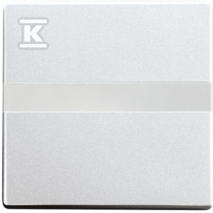 Klawisz z polem opisowym z pryzmatem do równomiernego podświetlenia opisu Future aluminiowo srebrny 1764 NLI-83 2CKA001731A1948 Klawisz z polem opisowym z pryzmatem do równomiernego podświetlenia opisu Future aluminiowo srebrny 1764 NLI-83 2CKA001731A1948