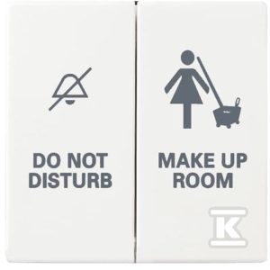 Klawisz z nadrukiem „DO NOT DISTURB MAKE UP ROOM” Future biały studyjny 1785/11-84 2CKA001751A2992 Klawisz z nadrukiem „DO NOT DISTURB MAKE UP ROOM” Future biały studyjny 1785/11-84 2CKA001751A2992