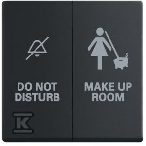 Klawisz z nadrukiem „DO NOT DISTURB MAKE UP ROOM” Future czarny matowy 1785/11-885 2CKA001751A3037 Klawisz z nadrukiem „DO NOT DISTURB MAKE UP ROOM” Future czarny matowy 1785/11-885 2CKA001751A3037