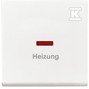 Klawisz pojedynczy z czerwonym okienkiem Carat, Solo, Axcent, Future biały studyjny 1789 H-84 2CKA001751A2751 Klawisz pojedynczy z czerwonym okienkiem Carat, Solo, Axcent, Future biały studyjny 1789 H-84 2CKA001751A2751