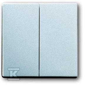 Klawisz podwójny do wyłączników: świecznikowego, podwójnego schodowego i podwójnego zwiernego Future aluminiowo strebrny 1785-83-500 2CKA001751A3092 Klawisz podwójny do wyłączników: świecznikowego, podwójnego schodowego i podwójnego zwiernego Future aluminiowo strebrny 1785-83-500 2CKA001751A3092