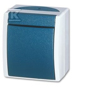 Wyłącznik kołyskowy schodowy stopień ochrony: IP44 stopień ochrony: IP44 Ocean szary/zielono niebieski 2601/6 W-53-500 2CKA001085A1637 Wyłącznik kołyskowy schodowy stopień ochrony: IP44 stopień ochrony: IP44 Ocean szary/zielono niebieski 2601/6 W-53-500 2CKA001085A1637