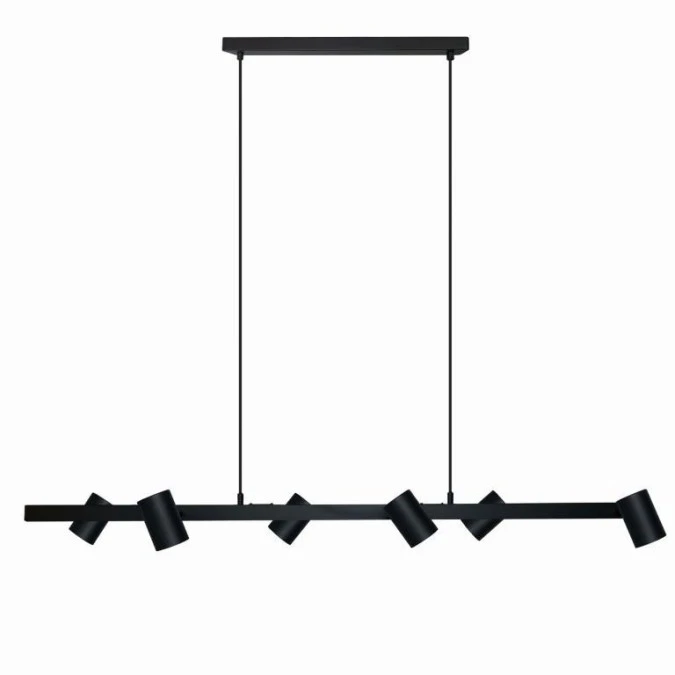Lampa wisząca SNOW 6 linia czarna LP‑731/6L BK Light Prestige