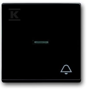 Klawisz z symbolem „dzwonek” do przycisku zwiernego Carat, Future antracyt 1789 KI-81 2CKA001751A2932 Klawisz z symbolem „dzwonek” do przycisku zwiernego Carat, Future antracyt 1789 KI-81 2CKA001751A2932