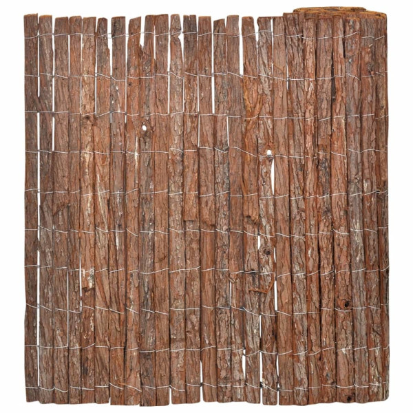 Ogrodzenie Płot Drewno 100x600 cm Brązowy 880499