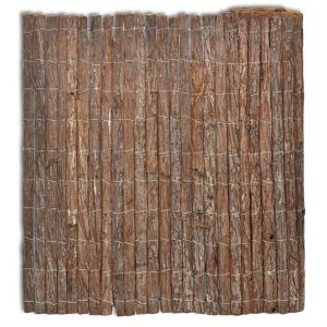 Ogrodzenie Płot Drewno 400×100 cm Brązowy 882255 Ogrodzenie Płot Drewno 400×100 cm Brązowy 882255