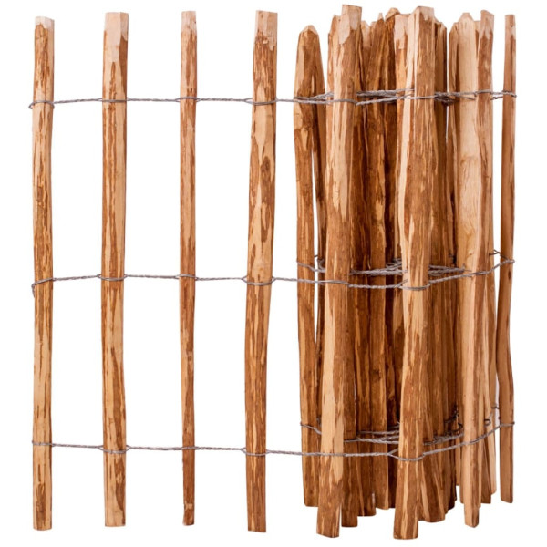 Ogrodzenie Płot Drewno 90x500 cm Beżowy 872263