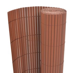 Ogrodzenie Płot PVC 90×300 cm Brązowy 880560 Ogrodzenie Płot PVC 90×300 cm Brązowy 880560