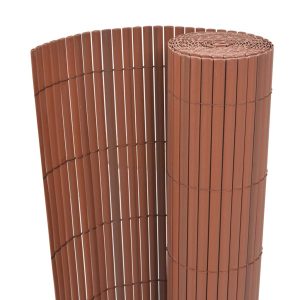 Ogrodzenie Płot PVC 90×500 cm Brązowy 882226 Ogrodzenie Płot PVC 90×500 cm Brązowy 882226