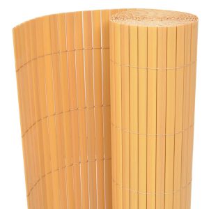 Ogrodzenie Płot PVC 90×500 cm Żółty 880537 Ogrodzenie Płot PVC 90×500 cm Żółty 880537