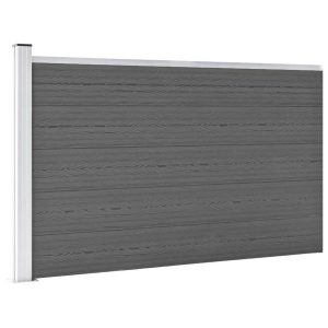 Ogrodzenie Płot WPC 175×105 cm Szary 871103 Ogrodzenie Płot WPC 175×105 cm Szary 871103