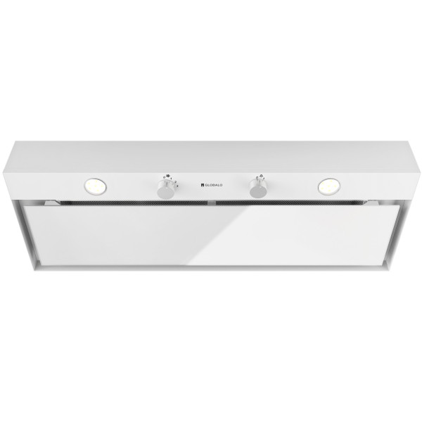 Okap przyścienny GLOBALO Fluxime 90.1 White + Turbina TW 1.2 1szt. 1004154