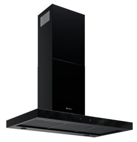 Okap przyścienny GLOBALO VERTA 90.3 H2H black 564 m3/h 797892