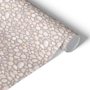 Okleina na meble Beżowe kamienie 75×150 Folia samoprzylepna Loft 1029730
