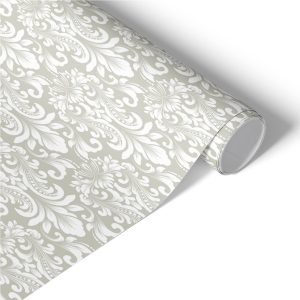 Okleina na meble Białe ornamenty 65×130 Folia samoprzylepna Salon 1029237 Okleina na meble Białe ornamenty 65×130 Folia samoprzylepna Salon 1029237