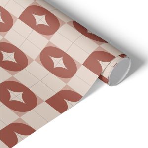 Okleina na meble Czerwona nowoczesność 50×100 Folia samoprzylepna 1029005 Okleina na meble Czerwona nowoczesność 50×100 Folia samoprzylepna 1029005