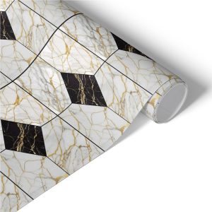 Okleina na meble Geometryczne linie 65×130 Folia samoprzylepna DIY 1029688 Okleina na meble Geometryczne linie 65×130 Folia samoprzylepna DIY 1029688