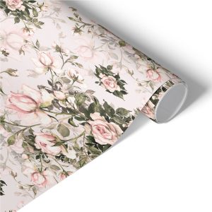 Okleina na meble Różowe kwiaty 50×100 Folia samoprzylepna Laminat 1029456 Okleina na meble Różowe kwiaty 50×100 Folia samoprzylepna Laminat 1029456