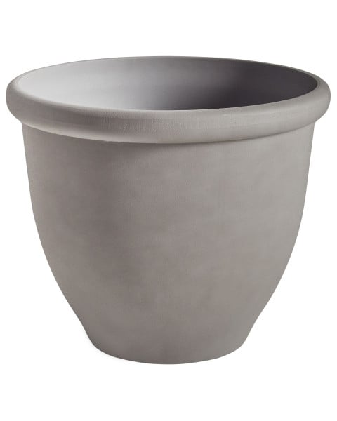 Okrągła doniczka 49 cm ogrodowa szara 483780