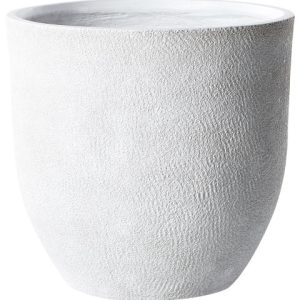 Okrągła doniczka biała 850694 Okrągła doniczka biała 850694