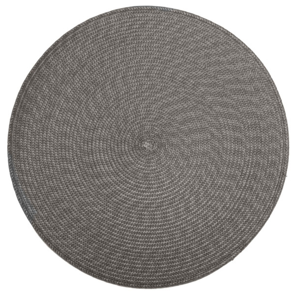 Okrągła mata ochronna na stół podkładka pod talerz i garnek 38 cm szara 1064628