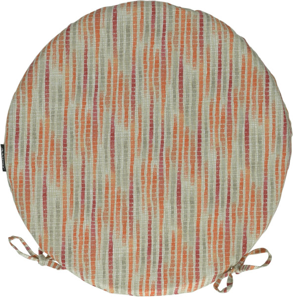 OKRĄGŁA PODUSZKA NA KRZESŁO 40 cm TABORET wiązana 413190