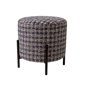 Okrągła Pufa, kolorowa tkanina bouclé – NUAGE 03 228638 Okrągła Pufa, kolorowa tkanina bouclé – NUAGE 03 228638