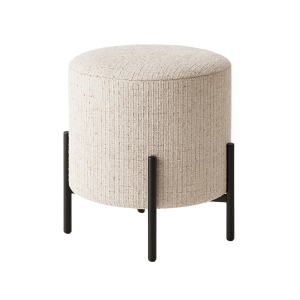 Okrągła Pufa, Tkanina Szenilowa Cilindro CHARME-02 228640 Okrągła Pufa, Tkanina Szenilowa Cilindro CHARME-02 228640