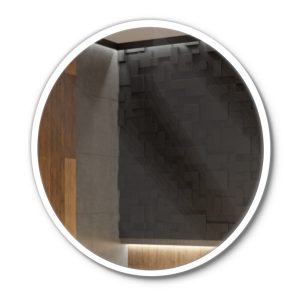Okrągłe Lustro Łazienkowe Led Delhi Z Zimnym Podświetleniem Led – 50Cm 768813