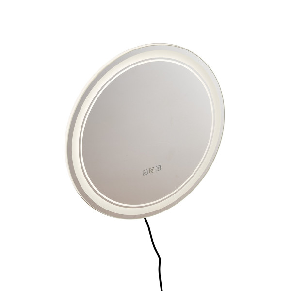 Okrągłe Lustro LED do Łazienki 60 cm z Podświetleniem i Funkcją Anti-Fog 804680