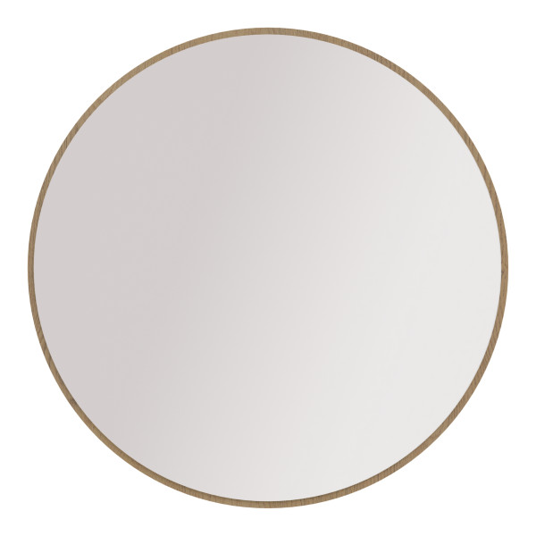 Okrągłe lustro wiszące do salonu 100 cm OVENTO 827393