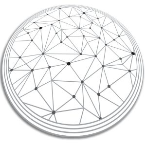 Okrągły dywan do domu – Geometryczna siatka 120 cm 390410 Okrągły dywan do domu – Geometryczna siatka 120 cm 390410