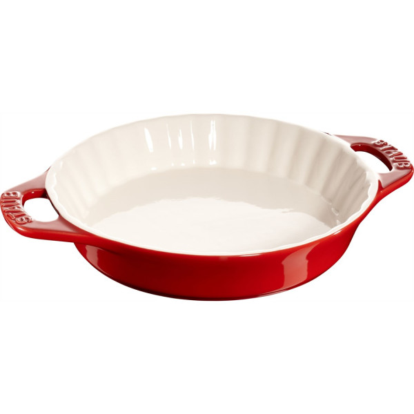 Okrągły półmisek ceramiczny do ciast Staub - 1.2 ltr, Czerwony 680197