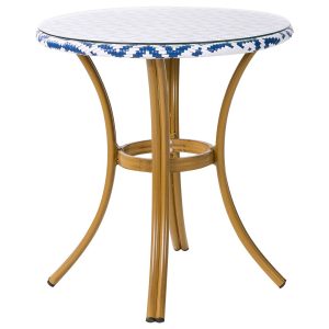 Okrągły stół ogrodowy z technorattanu 70 cm 65966