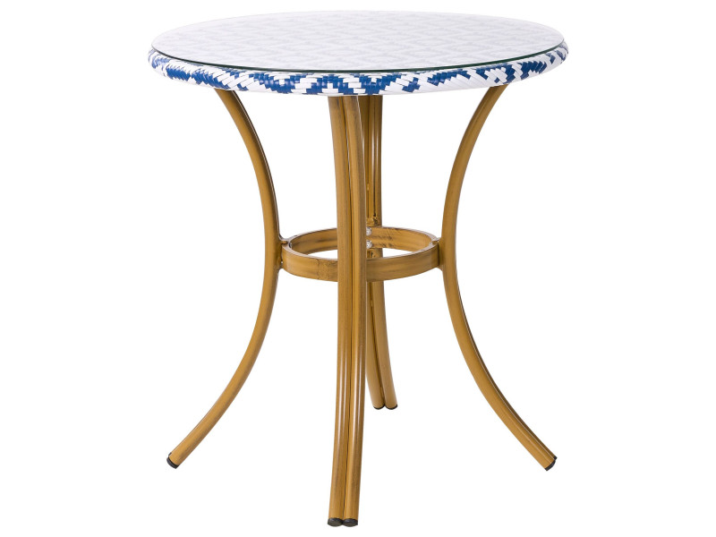 Okrągły stół ogrodowy z technorattanu 70 cm 65966