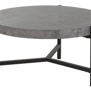 Okrągły stolik kawowy 70 cm beton szary 63216 Okrągły stolik kawowy 70 cm beton szary 63216