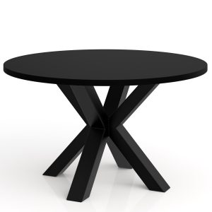Okrągły stolik kawowy NEO średnica blatu 58 cm- czarny 727288