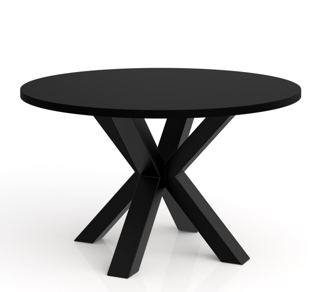 Okrągły stolik kawowy NEO średnica blatu 58 cm- czarny 727288